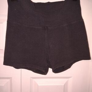 Black Women's Shorts Leggings Style Hi Waist Vintage